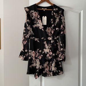 NWT- Floral Romper Dress